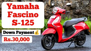 Yamaha Fascino S 125 New 2024 Model Price Mileage Features Review 💰Fascino Down Payment💰 [upl. by Ahsenyl]