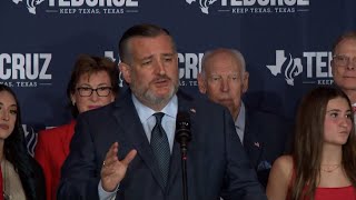 Election Day Sen Ted Cruz full speech at campaign watch party [upl. by Haimrej]