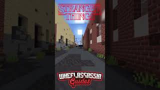 The Hawkins Square Alleyway from Stranger Things built in Minecraft [upl. by Hedi]