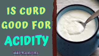 IS CURD GOOD FOR ACIDITY [upl. by Jezreel]