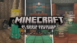 Texture pack for MCPE 121 Classic texture [upl. by Margeaux]