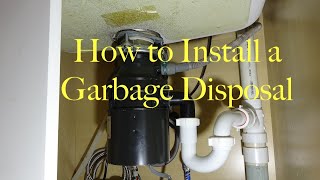 How to Replace a Garbage Disposal  Installing a Garbage Disposal [upl. by Leong605]