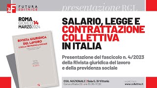 Salario legge e contrattazione collettiva in Italia prima parte [upl. by Lais]