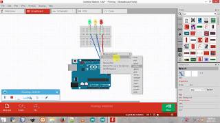 TrafficLight Circuit diagram in Fritzing [upl. by Amsab]