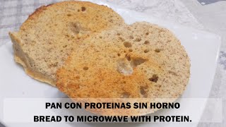 🍞 Como hacer pan casero sin horno 1 MINUTO 🍞 Receta de pan casero al microondas facil y rapido [upl. by Inar]