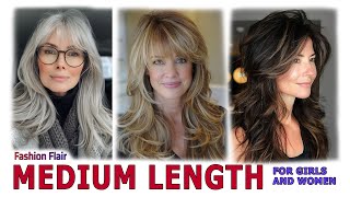 40 Inspiring Layered Hairstyles for Medium to Long Hair 2024CascadeShaggy [upl. by Hunter]