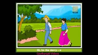 Fun on the Farm The Farmers in the Dell Nursery Rhyme  Animated Song for Kids [upl. by Vasquez]