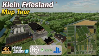 Klein Friesland  Map Tour  Farming Simulator 22 [upl. by Oinoitna]