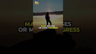 Excuses or Progress😎🔥Which Will You Choose shorts subscribe [upl. by Htebesile]