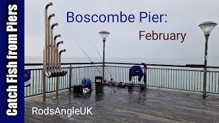 Catch Fish from Piers BOSCOMBE PIER  February [upl. by Ritter]