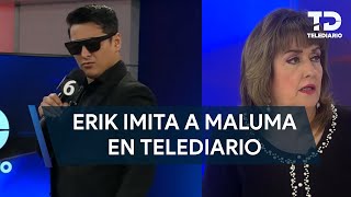 Erik Rocha imita a Maluma y le dedica canción a la Licenciada María Julia [upl. by Ainehs]