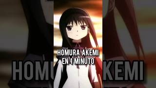 HOMURA AKEMI EN 1 MINUTO puellamagimadokamagica madokamagica homuraakemi [upl. by Tore]