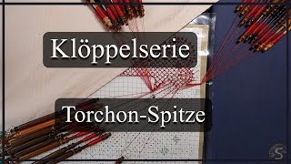 Klöppelserie  Torchon Rahmen  Teil 10 [upl. by Cammi]