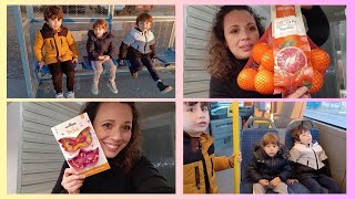 VLOG Sabato spesa ed una quotPRIMAquot volta per i bimbi [upl. by Anaahs769]