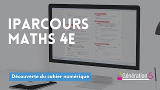 Cahier dexercices iParcours Maths 4e avec cours éd22  Version numérique en ligne gratuite [upl. by Dagnah]