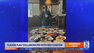 Red Lobster and Flavor Flav team up for Crabfest announcement [upl. by Rafaelita]