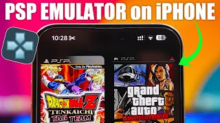 PSP Emulator PPSSPP Setup Guide for iPhone  iOS 17 [upl. by Barbabas]