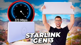 MINHA NOVA STARLINK 3ª GERAÇÃO CHEGOU VALE A PENA [upl. by Hanfurd951]