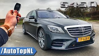 2019 MercedesBenz S Class S450 4Matic Long REVIEW POV Test Drive on AUTOBAHN amp ROAD by AutoTopNL [upl. by Lemrac]