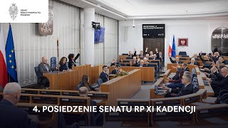 4 posiedzenie Senatu RP XI kadencji Dzień 1 [upl. by Ursal293]