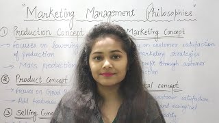 👉Marketing management philosophies👈 Marketing management concepts  Business studies  Shruti Gupta❤ [upl. by Eisler842]