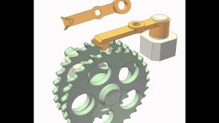 Spatial ratchet mechanism 3a [upl. by Rida]