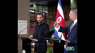 El Presidente Nayib Bukele recibe la más alta distinción de Costa Rica en reconocimiento [upl. by Irolam]