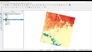 Calculating Land surface temperature using Landsat 8 Imagery  QGIS Tutorial [upl. by Atnek478]