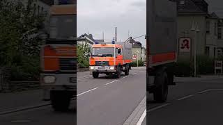 HLF MZF UND RW DER FEUERWEHR RANSBACH BAUMBACH AUF EINSATZFAHRR [upl. by Kcirdec]