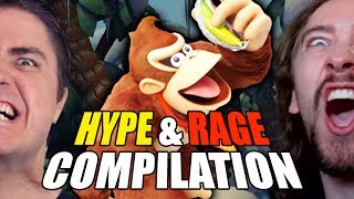 HYPE amp RAGE COMPILATION Donkey Kongs Tropical Freeze [upl. by Maillliw276]