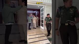 MOMEN ZULKIFLI HASAN KUNJUNGI PRABOWO DI KANTOR KEMENHAN [upl. by Waring]