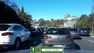 Thornleigh to Sydney CBD NSW Drive via A28 A1 M1 [upl. by Shepperd]