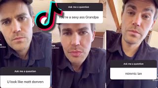 Paul Wesley’s “close friends only” stories on instagram qampa  TikTok Compilation [upl. by Ailam]