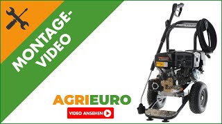 Montagevideo BenzinHochdruckreiniger AgriEuro TopLine ZWDK 15310  Loncin G390 Motor [upl. by Yrkcaz944]