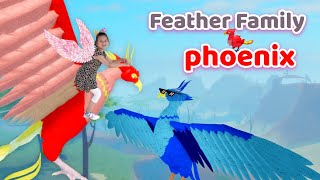 Feather Family 🔥 Phoenix Gameplay 🐣 Hatching Eggs 🐦 Robin Proverb [upl. by Elockcin]