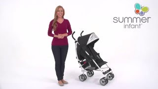 Summer Infant 3Dlite Convenience Stroller Product Video [upl. by Dinse]