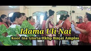 Idama Ulinai Koor  Koor Ina Gloria Hkbp Binjai Amplas Resort Martoba [upl. by Yojal280]