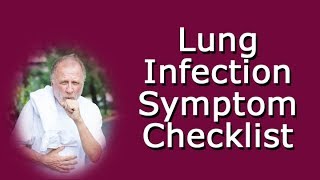 Lung Infection Symptom Checklist [upl. by Hairahcez]