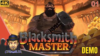 BECOME A SKILLED BLACKSMITH  Blacksmith Master Demo Gameplay [upl. by Brandea]