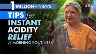 Quick relief for acidity Follow this healthy morning routine  Dr Hansaji Yogendra [upl. by Kcid690]