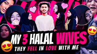 Halal😂🤍 I met my 3 future wives on Omegle❤️They invited me to Malaysia🇲🇾  Crazy Panda [upl. by Eleynad]