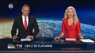 Hlavné správy TV markíza 3D tlač tabletka Televízne noviny Andrej Thurzo Slovenská spoločno [upl. by Ydne]