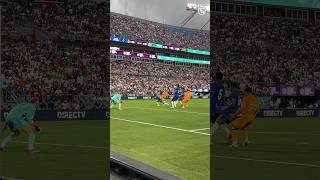 Our opening goal vs Chelsea 💪⚽️ realmadridontour [upl. by Ailehpo]