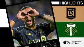 LAFC vs Portland Timbers  Full Match Highlights  April 27 2024 [upl. by Atteyram171]