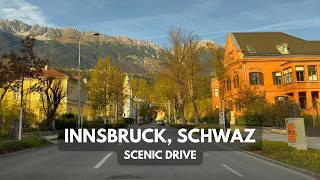 Innsbruck to Schwaz  Scenic Alpine drive  4k HDR Dolby Vision  Blackmagic camera app  ISO 125 [upl. by Akinahc]