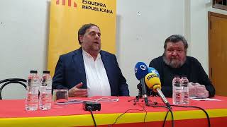 Vinaròs News Oriol Junqueras en Vinaròs 11522 [upl. by Rossing]