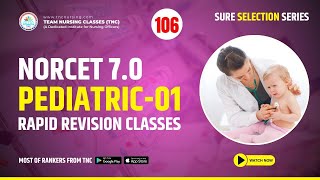 Pedia ultra rapid revision part 1 NORCET 70 by RN sir AIIMS JODHPUR [upl. by Nelleus]