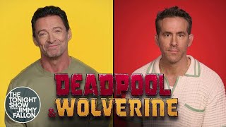 Ryan Reynolds and Hugh Jackman Perform a Song About Deadpool amp Wolverine  The Tonight Show [upl. by Davie645]