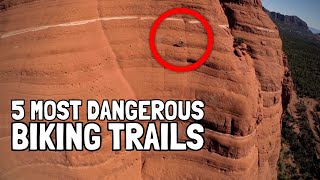 5 Most DANGEROUS Mountain Biking Trails Worldwide [upl. by Alyar226]