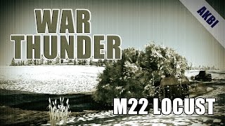 War thunder워썬더  M22 Locust Realistic [upl. by Wendall]